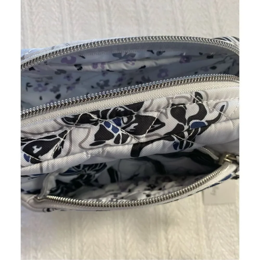 VERA BRADLEY MEDIUM COSMETIC - TWILIGHT GARDEN